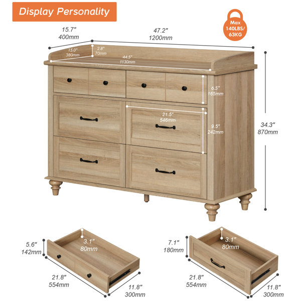 Viv Rae Kingsdown Drawer Dresser Reviews Wayfair